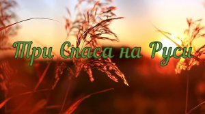 Викторина «Три Спаса на Руси»