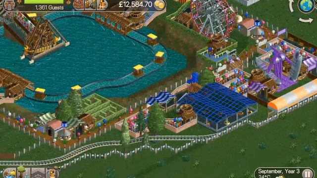 Spring Meadows | Scenario Playthrough | Rollercoaster Tycoon Classic смотреть онлайн