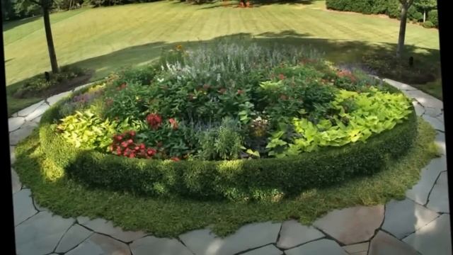 Клумбы на даче Как оформить круглую клумбу на даче смотреть онлайн