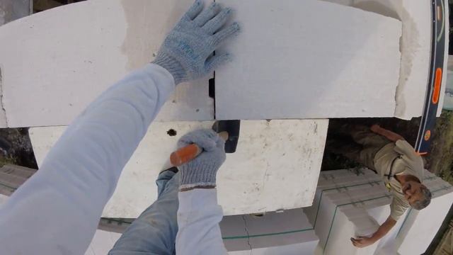 Кладка газоблока на клей-пену смотреть онлайн