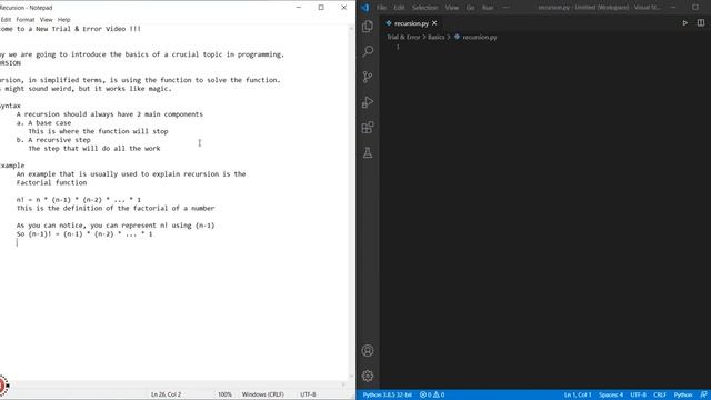 Python - Basics - Recursion смотреть онлайн
