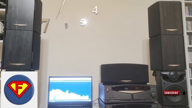 Kenwood R-V350 Surround Amplifier on 4x S-SR500 and 1x S-SC700 speakers смотреть онлайн