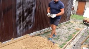 Песчаная подушка под брусчатку,от А до Я.Быстро и ровно.Часть N1.