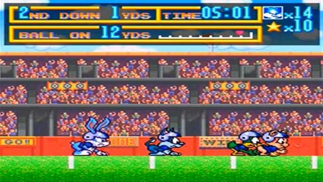 Tiny Toon Adventures | Buster Busts Loose! | Acme Looniversity Football | STAGE 4 смотреть онлайн