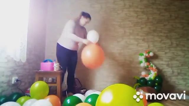 оформление шарами/ стойка под цифру/ динозавр смотреть онлайн