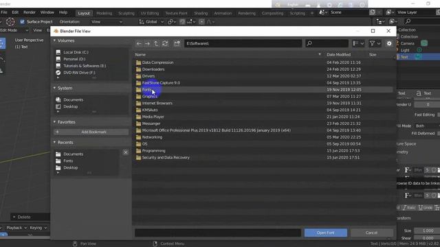Write Non-English text in Blender смотреть онлайн