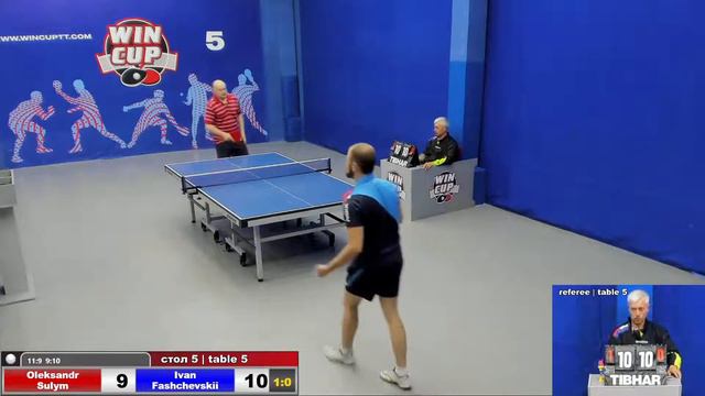 23:30  Сулым Александр  (1:3) Фащевский Иван  стол 5  ЮГ-6  24.05.22 | Настольный Теннис WINCUP
