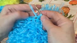 Самый легкий способ вязания мочалки - варежки крючком для начинающих. Проще не куда!