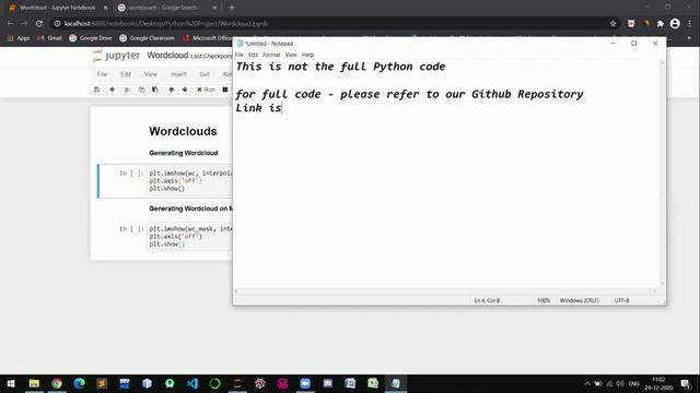 Wordcloud Generator || Python Project || Learn Python Programming Language смотреть онлайн