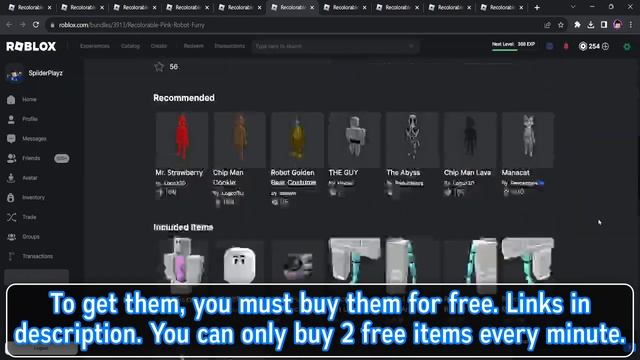 (FREE ITEMS) HOW TO GET ALL 10 ROBOT FURRY FREE UGC BUNDLES [ROBLOX] смотреть онлайн