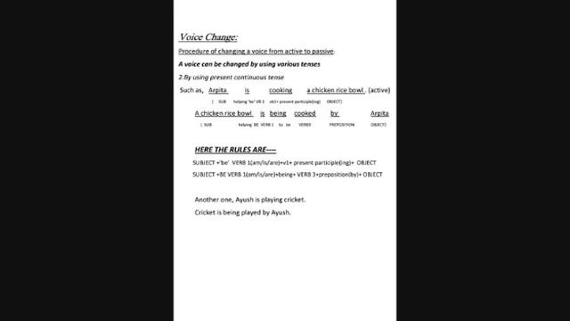 Change voice easily by using present continuous tense смотреть онлайн