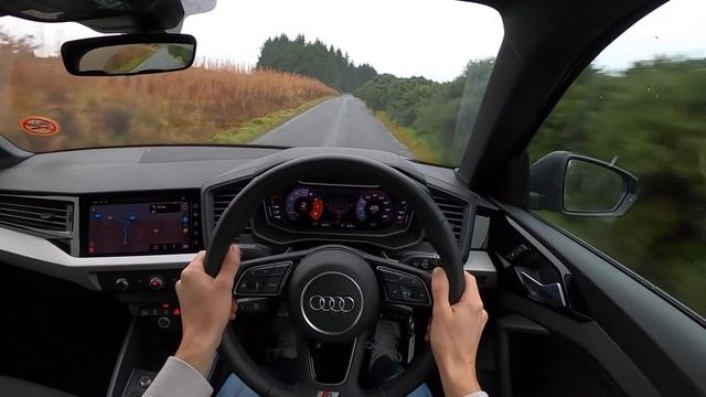 2019 Audi A1 30 TFSI 6-Speed - POV Test Drive (Binaural Audio) смотреть онлайн