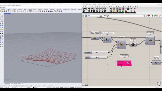 Grasshopper Tutorial- Part20- Form Finding Of Beam Structures (Karamba + Galapagos)