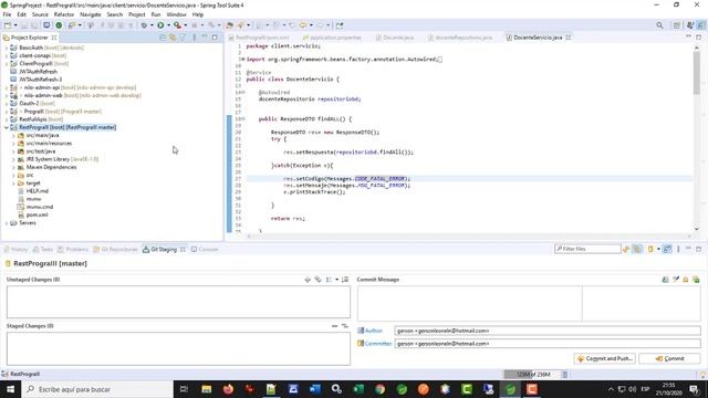 Spring Tool Suite y repositorio GIT (Push) смотреть онлайн