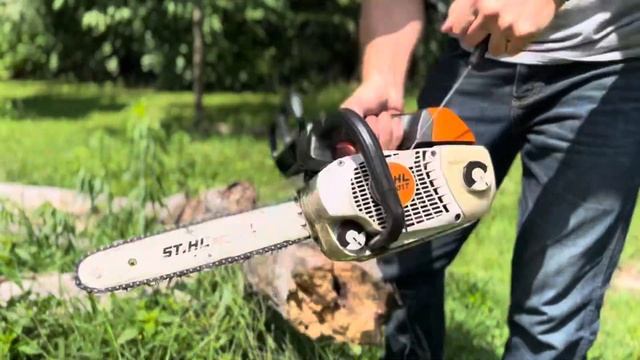 Stihl MS-201T oiling issue. смотреть онлайн