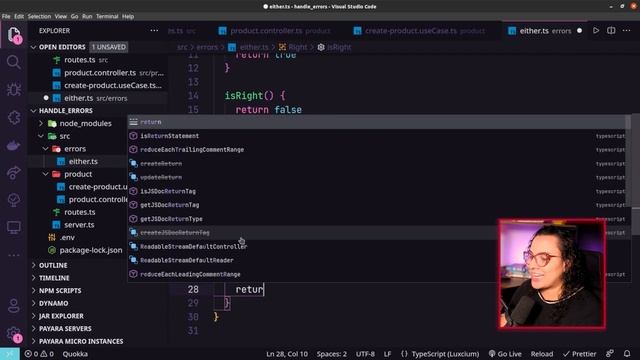 Lidando com erros utilizando padrão EITHER em aplicação NodeJS смотреть онлайн