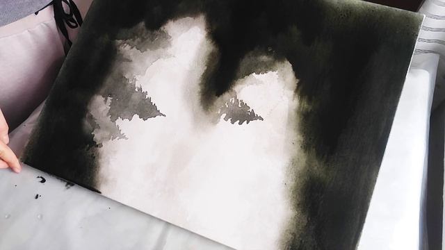 Acrylic Ink & Abstract Art: Draw a Coniferous Foggy Forest смотреть онлайн
