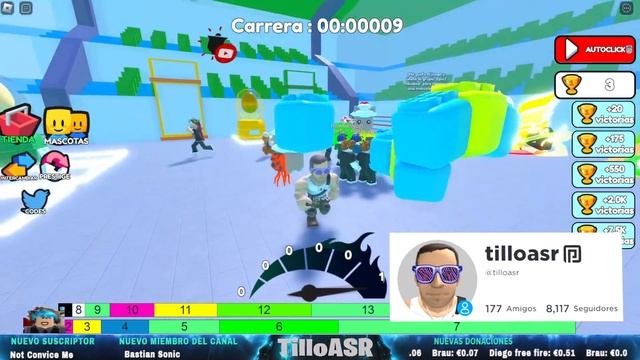 NUEVO CÓDIGO de ?♀️ SWIM RACE CLICKER ?♀️ activos Y actualizados de ROBLOX / TODOS LOS CÓDIGOS смотреть онлайн
