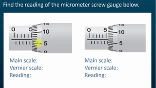 Micrometer Screw Gauge - Taking Reading | Introduction to Physics смотреть онлайн