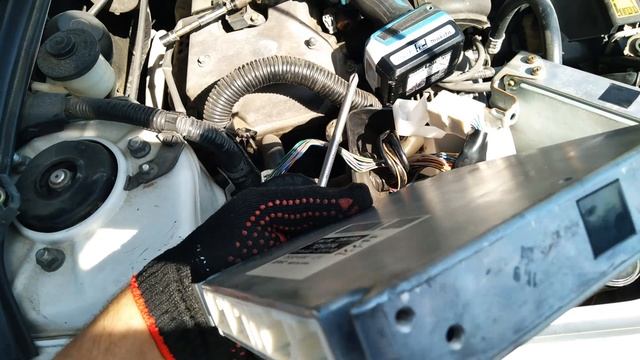 Toyota Vista Ardeo. Замена блока управления двигателем. EFI.