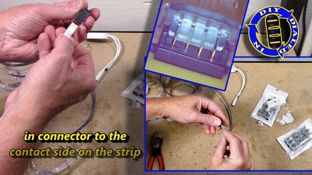LED Strips - Easy Cut and Connect no stripping or solder needed смотреть онлайн