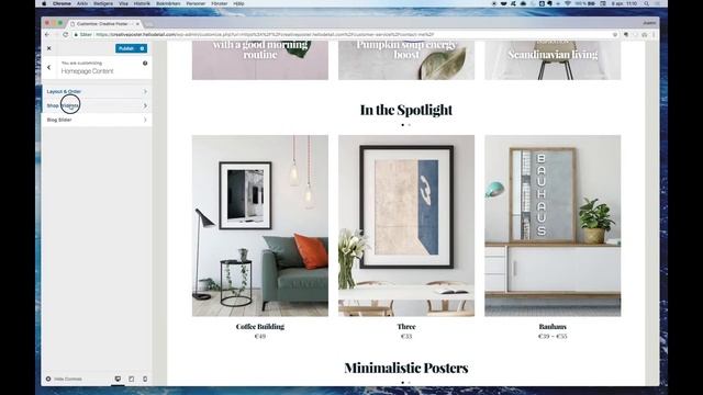 Creative Poster WordPress Theme Overview смотреть онлайн