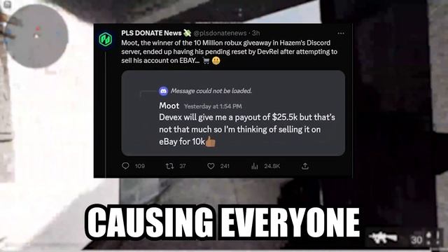 This Roblox User LOST $10,000,000 Robux... смотреть онлайн