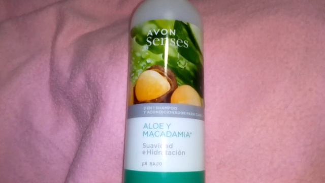 Shampoo Con Aloe Y Macadamia Avon Senses