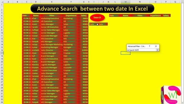 Advanced Search between two date| Advanced Filter in Excel VBA | Extract Data between dates смотреть онлайн