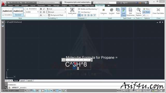AutoCAD 2013 Advanced Training Bangla 18 Adding superscripts and subscripts in AutoCAD смотреть онлайн