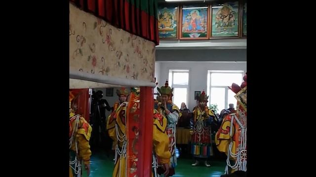 (часть 1)Дуйнхор хурал. Мистерия Цам - ритуальный танец САГАР смотреть онлайн