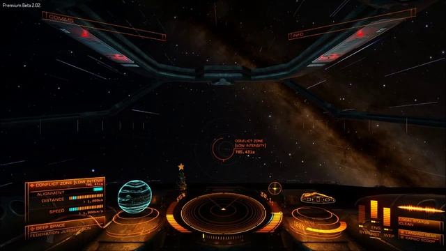 Elite: Dangerous Jump to hyperspace and Supercruise through Dahan system смотреть онлайн