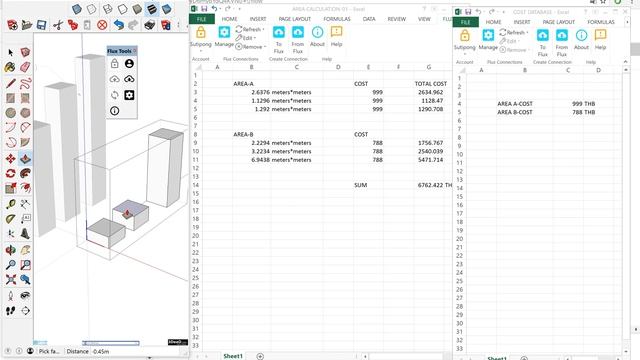GOOGLE FLUX+SKETCHUP+EXCEL ตอนที่ 01 смотреть онлайн