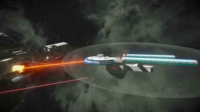 Space Engineers Excelsior Class Cripples Sulaco From Aliens смотреть онлайн