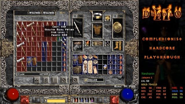 [D2 #18] Diablo 2 Completionist Hardcore Playthrough - Guest Monsters (Nightmare Act V) смотреть онлайн