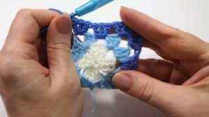 Бабушкин квадрат.granny square crochet. Как связать квадрат крючком ПОШАГОВО ДЛЯ НАЧИНАЮЩИХ МК 273