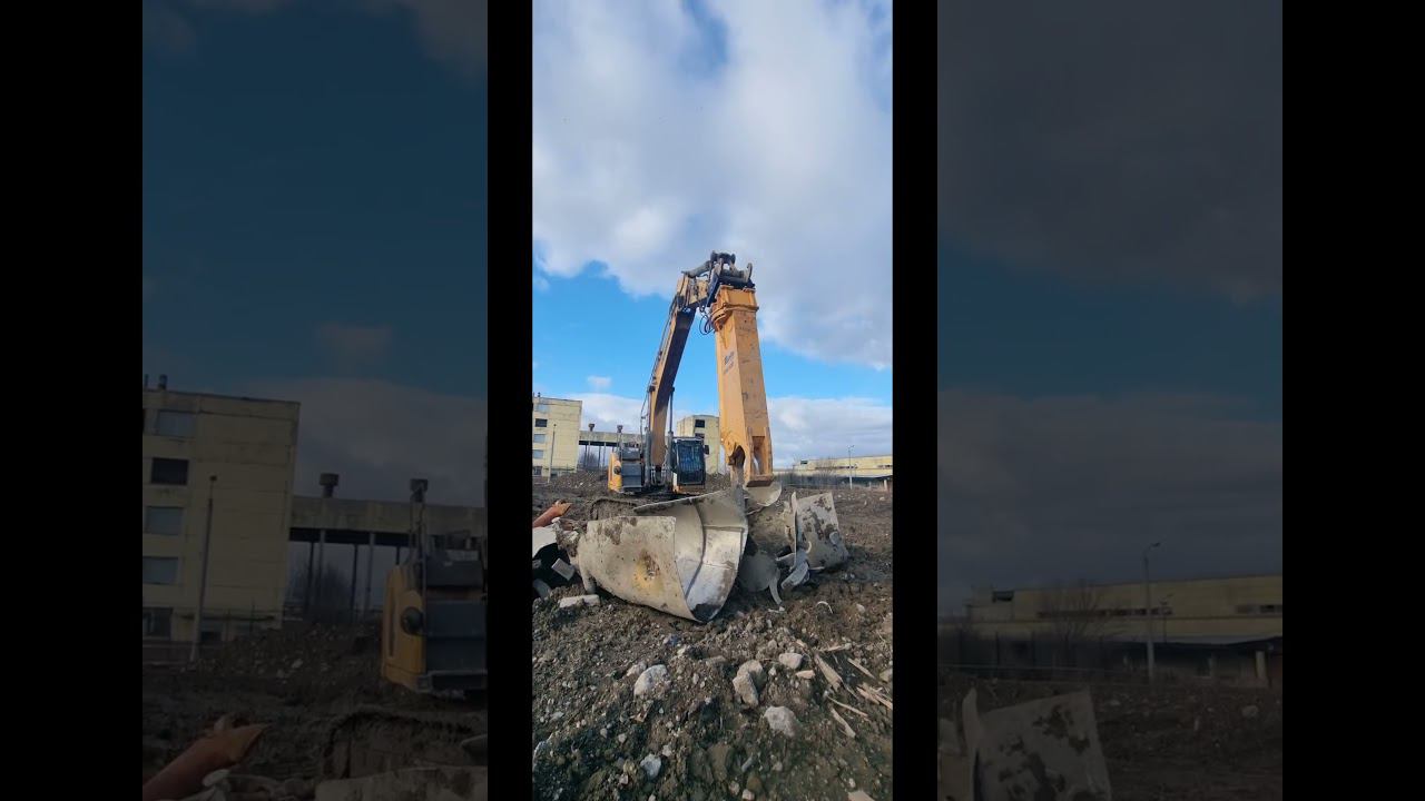 Мощный разрушитель железа! Гидроножницы по металлу Delta SH 410R с ротатором #экскаватор смотреть онлайн