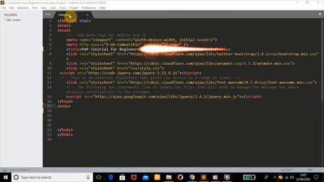 Introduction to PHP | PHP programming language for beginners смотреть онлайн