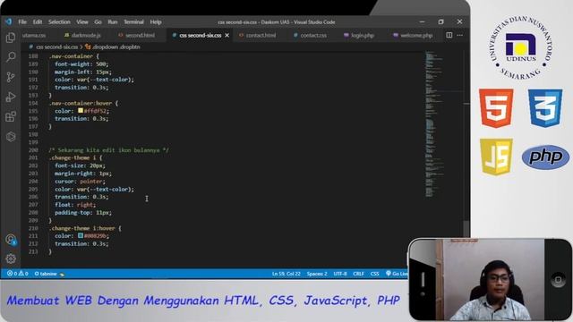 Membuat WEB dengan HTML, CSS, JavaScript, PHP смотреть онлайн