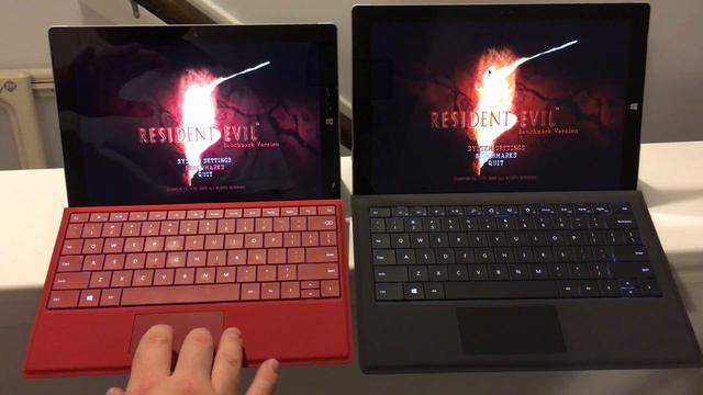 Microsoft Surface 3 VS. Surface Pro 3 - Resident Evil 5 Benchmark @ 720p смотреть онлайн