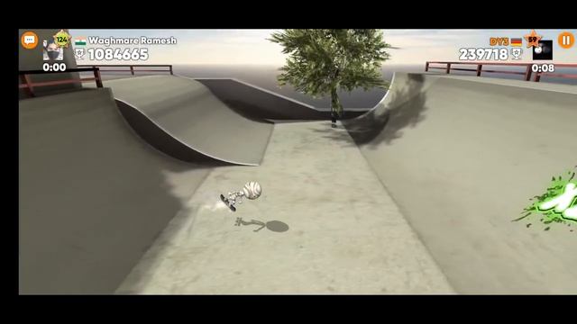 Fought a Pro Player in Beginner Events ? - [Stickman Skate Battle] смотреть онлайн