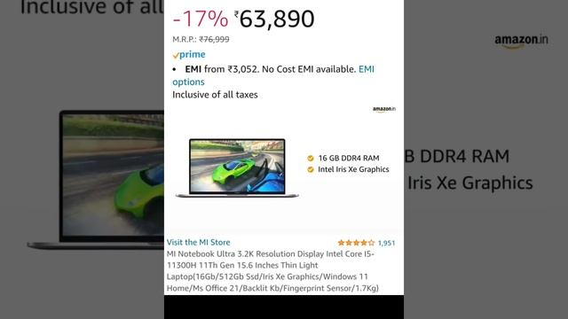 Mi Notebook Ultra 3.2k @ Amazon смотреть онлайн