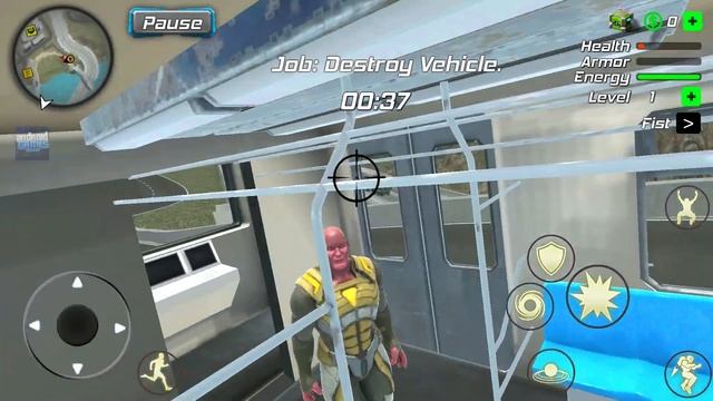 Thanos Superhero Simulator #4 - Police Car and Garbage Truck Driving - Android Gameplay смотреть онлайн