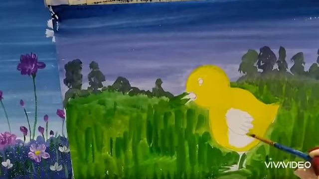 Цыплёнок на лугу смотреть онлайн