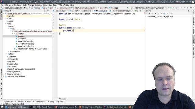 Spring Boot Lombok Inject Objects with RequiredArgsConstructor смотреть онлайн