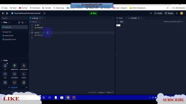 (18).Assignment Operator in Python ( @smokingofcode ) #python #coding смотреть онлайн