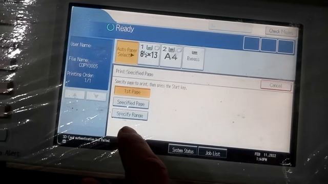 Ricoh: How to use document server | Photocopier/Photocopy Machine | Aficio MP 5000, 5001 смотреть онлайн