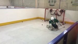 Тренировка хоккейных вратарей