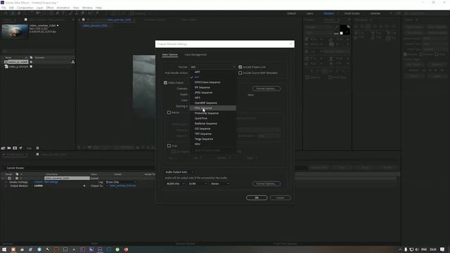 Секвенция кадров в After Effects. Покадровое разложение видеофайла