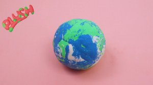 Инструкция по лепке из пушистого пластилина PLUSH: Планета Земля